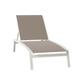 Tropitone Elance 79" Long Reclining Single Chaise Metal in White | 39 H x 32 W x 79 D in | Outdoor Furniture | Wayfair 461132_PMT_Bogota