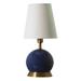 Zoomie Kids Buhl 12" Table Lamp Linen/Metal in Blue/Yellow | 12 H x 6 W x 6 D in | Wayfair 5DEE6E6CFC0F4F738B8CAC05D011081D