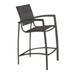 Tropitone South Beach 28" Patio Bar Stool in Gray/Brown | 43.5 H x 24 W x 25.5 D in | Wayfair 240526_GPH_Rincon