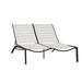 Tropitone South Beach EZ Span™ Double Chaise Lounge Metal in Black | 43 H x 53.5 W x 83.5 D in | Outdoor Furniture | Wayfair 230575WV_OBS_DRW