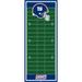 Fathead New York Giants Football Field Large Removable Growth Chart