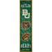 Fan Creations NCAA Heritage Graphic Art Print on Wood in Brown/Green | 24 H x 6 W x 0.5 D in | Wayfair C0787-Baylor