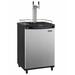Kegco 5.8 cu. ft. Digital Home Brew Commercial Grade Dual Tap Full Size Kegerator, Stainless Steel in Gray | 35.88 H x 24 W x 24.375 D in | Wayfair