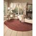 Red 90 x 0.38 in Indoor Area Rug - Loon Peak® Omaha Braided Wool Rug Wool | 90 W x 0.38 D in | Wayfair BB35801176EA48A0835DC186804456E3