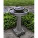 Campania International Meridian Concrete Fountain w/ Light | 36 H x 24.75 W x 24.75 D in | Wayfair FT-325-LA
