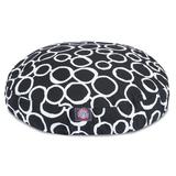 Majestic Pet Products Fusion Dog Pillow Polyester/Cotton in White/Black | 5 H x 36 W x 36 D in | Wayfair 78899550862