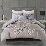 N Natori Lilac 3 Piece Comforter Set Polyester/Polyfill/Cotton in Indigo | King Comforter + 2 King Shams | Wayfair NS10-3256