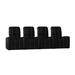 Latitude Run® Blaze XL900 Home Theater Row Seating (Row of 4) Microfiber/Microsuede in Black | 44 H x 126 W x 40 D in | Wayfair LDER5907 45373229