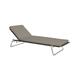 OASIQ Sandur Sun Chaise Lounge w/ Cushions Metal in Gray/Brown | 10.63 H x 29.13 W x 79.5 D in | Outdoor Furniture | Wayfair 3001115500000-LS