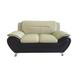 Orren Ellis Sanuel 61.3" Faux Leather Pillow Top Arm Loveseat Faux Leather | 34.7 H x 61.3 W x 34 D in | Wayfair 1B0138C6CEAE4F12A3A9F419AF810C5C