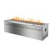 BioFlame Bio-Ethanol Fireplace Insert, Stainless Steel in Gray | 7.6 H x 24 W x 6.6 D in | Wayfair RC-24-Silver
