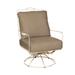 Woodard Briarwood Rocking Swivel Patio Chair in Gray/Brown | 41 H x 31.5 W x 33 D in | Wayfair 400077-70-27Y