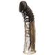 pleasurebox schwarz Penis Sleeve Penis Extender Cock Ring, 17,8 cm