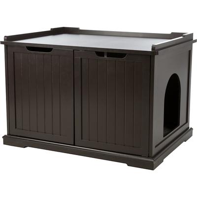 TRIXIE Wooden Pet House Brown Litter Box, 29.5" L X 20" W X 20.75" H