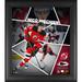 Nico Hischier New Jersey Devils Framed 15'' x 17'' Impact Player Collage with a Piece of Game-Used Puck - Limited Edition 500
