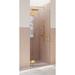 Glass Warehouse Halo 32.75 in. x 78 in. Frameless Glass Hinge Shower Door Tempered Glass | 78 H in | Wayfair GW-GH-32-75-SB