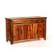 Loon Peak® Jorgensen 3 Drawer Buffet Table Wood in Brown | 36 H x 60 W x 22 D in | Wayfair 731A382C675F46E49D019E12D54A05FC
