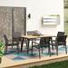 Latitude Run® Haylynn Outdoor 7 Piece Dining Set Wood/Metal in Brown/Gray/White | Wayfair EECD2D3B1F5D4FA1978E50DB28F49894