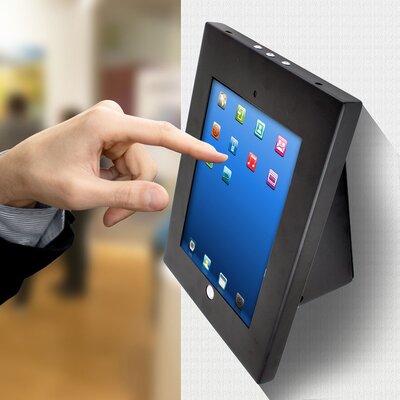 Pyle Tamper-Proof Anti-Theft Universal iPad Holder Accessory, Steel in Black | 12 H x 10 W in | Wayfair PSPADLKW5