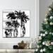 The Holiday Aisle® Holly Alpaca - Wrapped Canvas Graphic Art Print Canvas, Wood in Black/Red/White | 30 H x 30 W x 1.5 D in | Wayfair