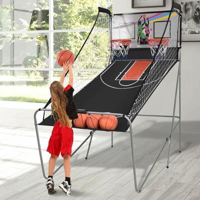 Costway - Basketballkorb Basketballstaender Basketball Automat Basketballspiel Schiessmaschine