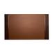 Symple Stuff Burkeville Croco Leather Desk Pad Leather in Brown | 0.5 H x 34 W x 20 D in | Wayfair 0A26CE2709204A1286A212FDD62FEFC2