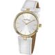 Jacques Lemans Women's Milano 34mm White Leather Band Quartz Watch 1-2024K