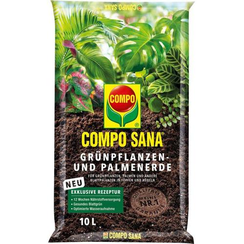 Compo Sana® Grünpflanzen- und Palmenerde, 10 Liter