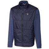 Men's Cutter & Buck Navy Midshipmen Stealth Full-Zip Jacket