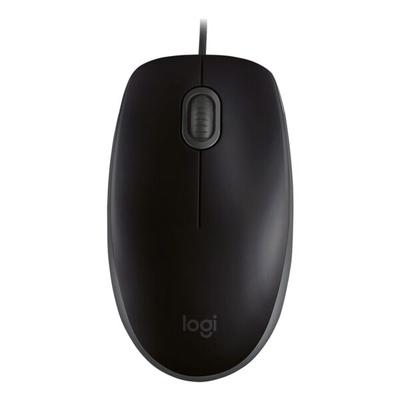Logitech Optische Maus »B110 Silent« schwarz, 6.1x3.8x11.3 cm