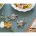 Vagabond House Sea & Shore Pewter Sea Turtles Salt & Pepper Shaker Set Pewter/Metal in Gray | 1 H x 3 W in | Wayfair O116T