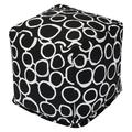 Ebern Designs Logue Cube Ottoman Cotton in Black | 17 H x 17 W x 17 D in | Wayfair 0E6E7844D6B24910AF003D324E5602C6