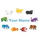 Personalized Brown Bear Kids Name Wall Decal