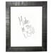 Darby Home Co Wall Mounted Dry Erase Board Wood in Black/Brown/White | 53 H x 41 W x 1.25 D in | Wayfair DRBC5395 32554359