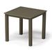 Telescope Casual Robinett Plastic/Resin Outdoor Side Table Plastic/Metal in Brown | 19.5 H x 21 W x 21 D in | Wayfair 500JP4S01