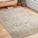 White 7 x 0.25 in Area Rug - World Menagerie Guilherme Oriental Light Blue/Beige Area Rug Polyester | 7 W x 0.25 D in | Wayfair