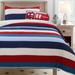 Breakwater Bay Ressler 180 TC Reversible Quilt Set Cotton in Red | Twin Quilt + 1 Sham | Wayfair 266F657BFFAA4D519AAC9E3F583774D3