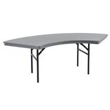 Dynalite Folding Table Plastic/Resin/Metal in Gray AmTab Manufacturing Corporation | 29 H x 60 W x 30 D in | Wayfair SE305DL