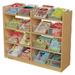 Childcraft Mobile Shelving Unit w/ Trays Wood in Brown | 40 H x 47.75 W x 14.25 D in | Wayfair 1592398