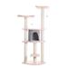 Classic Model A6401 Real Wood Cat Tree, 64" H, 34 IN, Cream