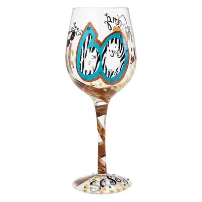 Lolita Wine Glasses - '60 & Sassy' Wineglass