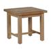 Summer Classics Club Teak Outdoor Side Table Wood in Brown/Gray/White | 21 H x 22.5 W x 22.5 D in | Wayfair 28554