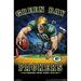 Green Bay Packers Liquid Blue Designs 22'' x 34'' End Zone Poster