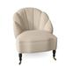 Slipper Chair - Duralee Camille 27" Wide Slipcovered Slipper Chair Polyester in White | 32 H x 27 W x 29 D in | Wayfair WPGOS1663-010.DW15942-336