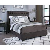 Lark Manor™ Alamar Low Profile Storage Platform Bed Wood & /Upholstered/Metal & /Metal/Polyester | 15 H x 85 W x 89.33 D in | Wayfair