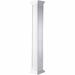 Ekena Millwork Craftsman Classic Square Non-Tapered, Recessed Panel PVC Column Kit, Crown Capital & Crown Base, Latex | 144 H x 13.625 W in | Wayfair