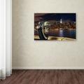 Ebern Designs Midtown Over the East River-III by David Ayash - Photograph Print on Canvas Canvas | 16 H x 24 W x 2 D in | Wayfair