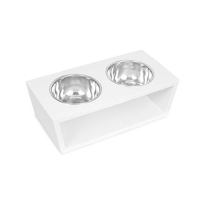 Internet's Best Modern Elevated Dog & Cat Bowls, 2-cup, 5.5-in Tall
