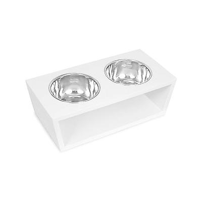 Internet's Best Modern Elevated Dog & Cat Bowls, 2-cup, 5.5-in Tall