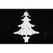 The Holiday Aisle® Glitter Swirl Tree Holiday Shaped Ornament Plastic in Gray | 6 H x 4 W x 1.5 D in | Wayfair A854B0B405A744AC881B928BD3A6014C